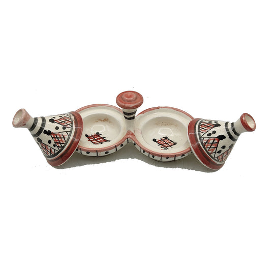 Mini Tajine Porta Spezie Salse Ceramica Terracotta Marocco Marocchina 2403221202