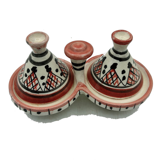 Mini Tajine Porta Spezie Salse Ceramica Terracotta Marocco Marocchina 0203221302