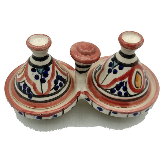 Mini Tajine Porta Spezie Salse Ceramica Terracotta Marocco Marocchina 0203221304