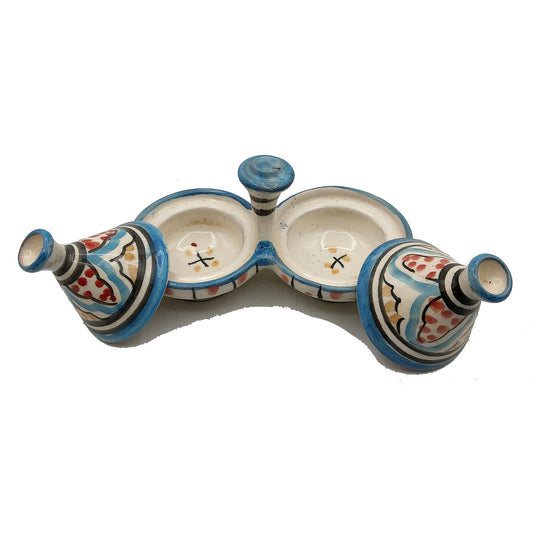 Mini Tajine Porta Spezie Salse Ceramica Terracotta Marocco Marocchina 2403221207