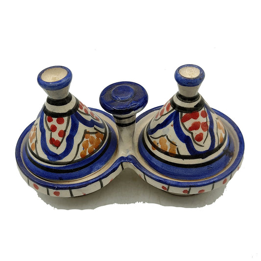 Mini Tajine Porta Spezie Salse Ceramica Terracotta Marocco Marocchina 0203221310