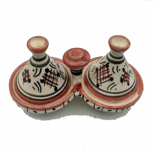Mini Tajine Porta Spezie Salse Ceramica Terracotta Marocco Marocchina 0203221311