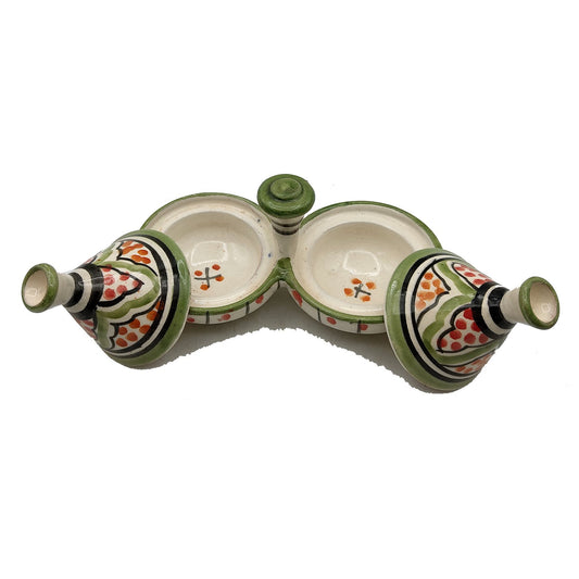 Mini Tajine Porta Spezie Salse Ceramica Terracotta Marocco Marocchina 2403221214