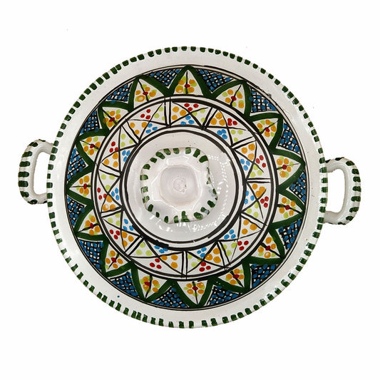 Pentola da Servizio Zuppiera Ceramica Etnica Tunisina Marocchina 1401211135