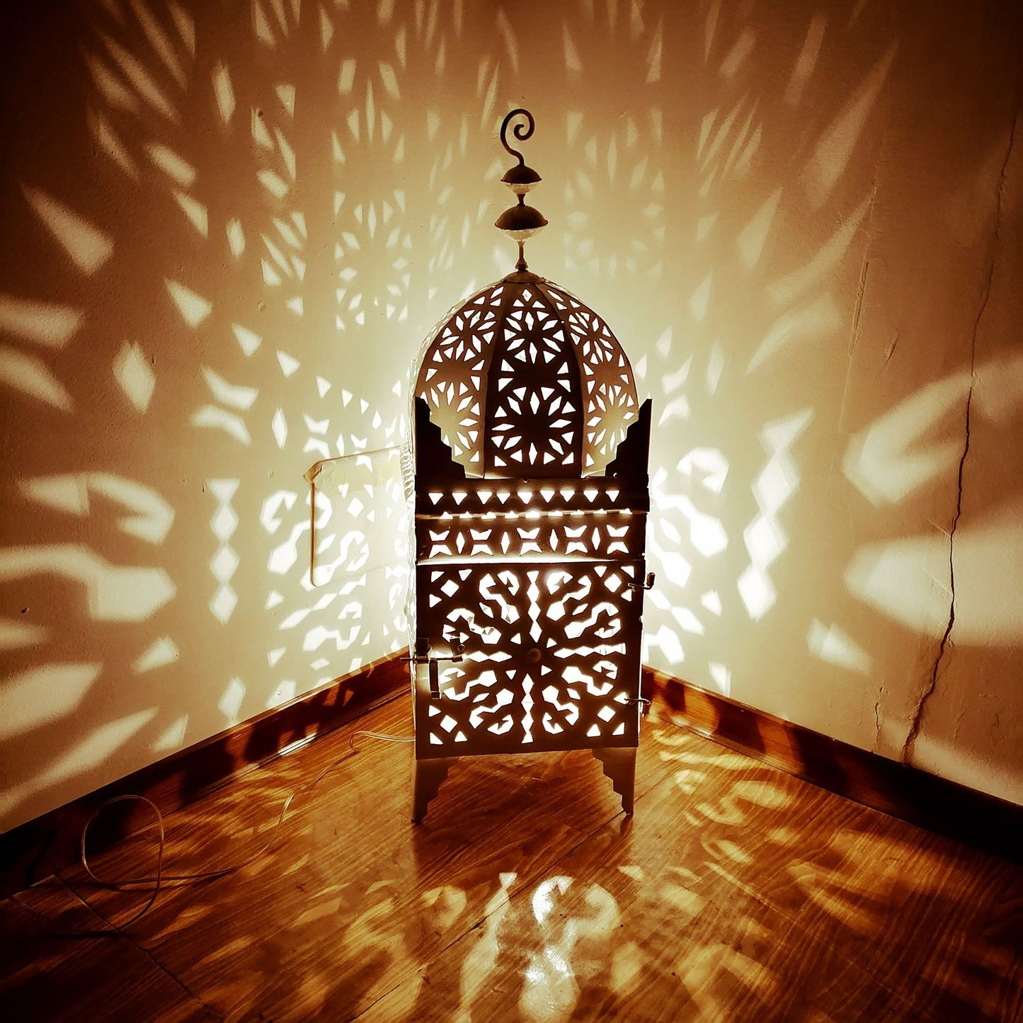 Marokkaanse Etnische Decor Lantaarnlamp Smeedijzer 1602211906