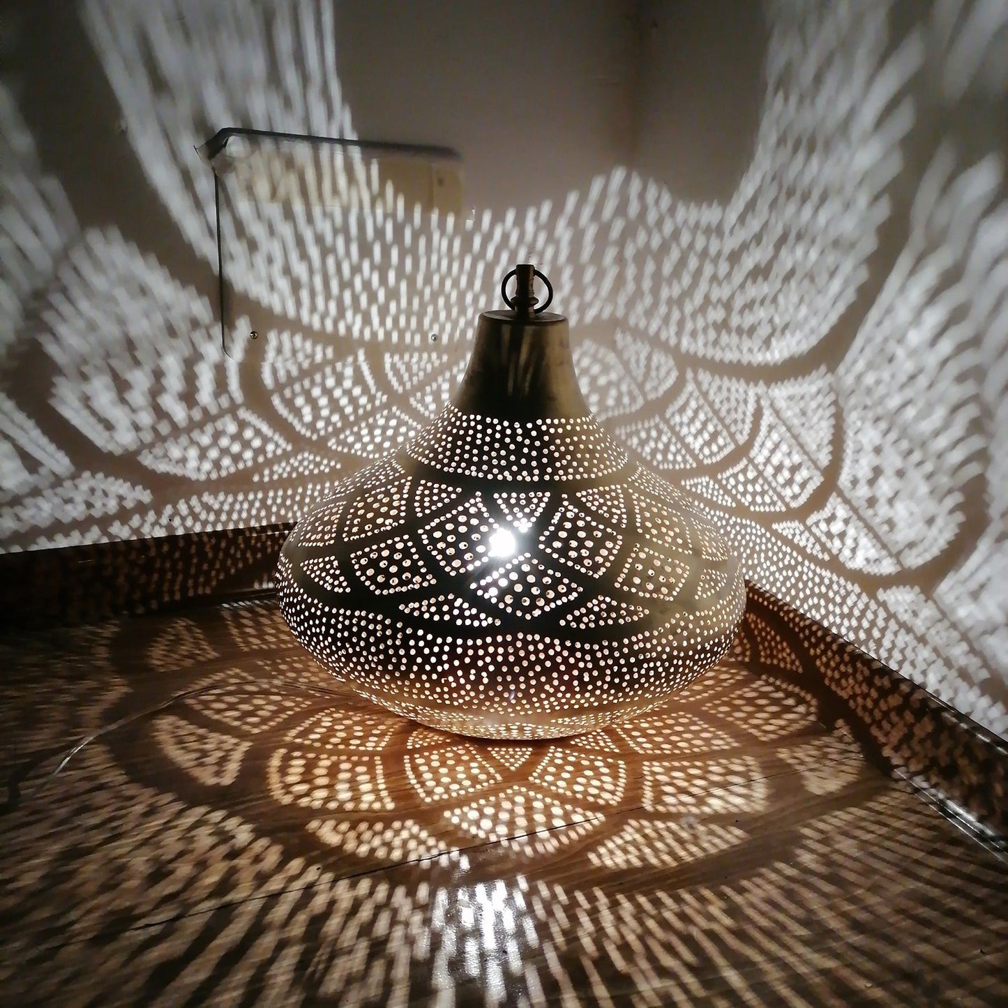 Etnisch meubilair Marokkaanse bronzen kroonluchter Oosterse lantaarnlamp 0203210807