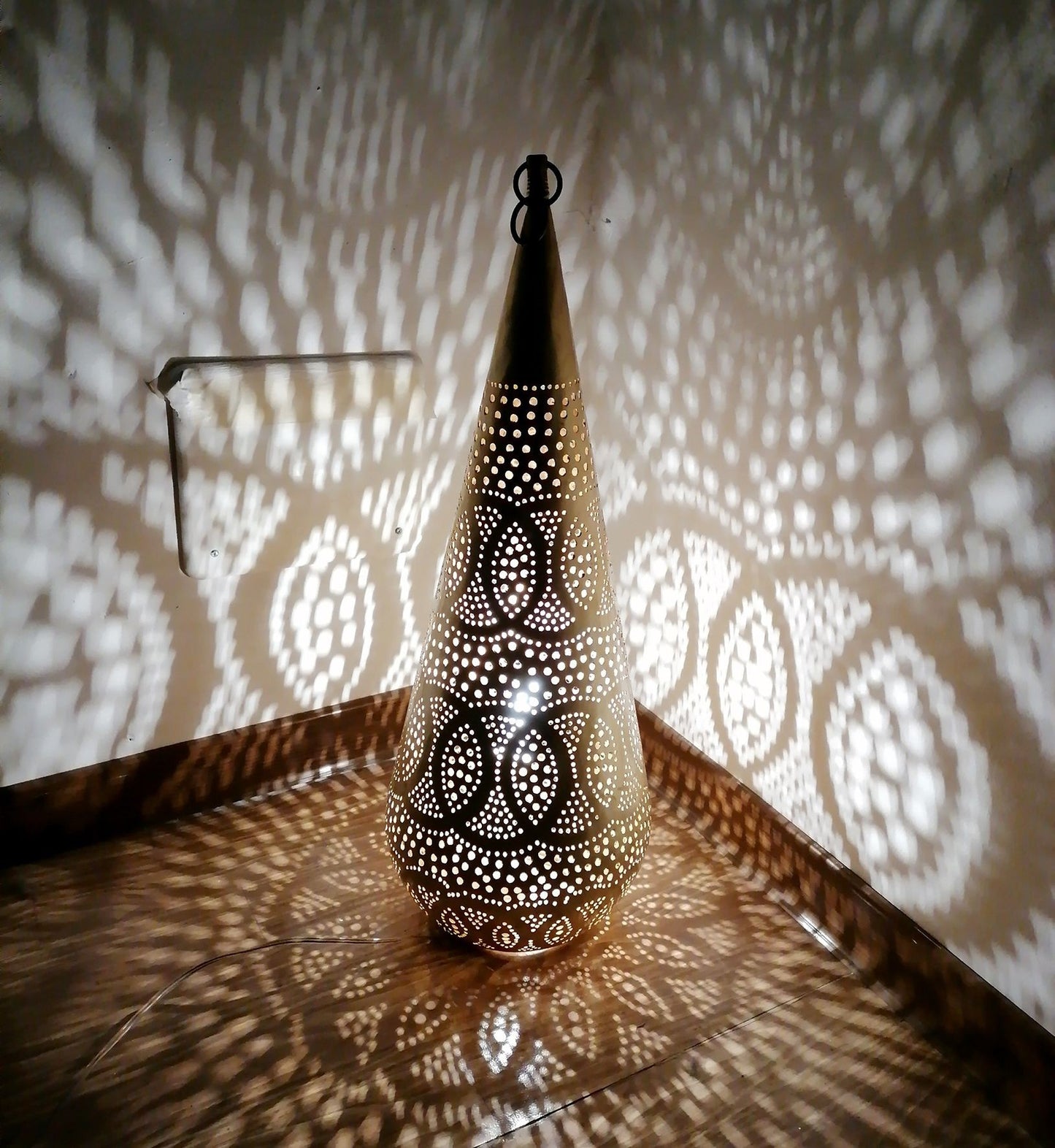 Etnisch meubilair Marokkaanse bronzen kroonluchter Oosterse lantaarnlamp 0203210808