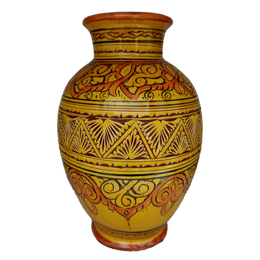 Vaso Berbero Etnico Marocchino Ceramica Terracotta Orientale H. 38 cm 2701221309