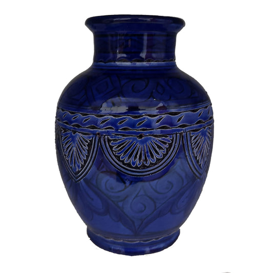 Vaso Berbero Etnico Marocchino Ceramica Terracotta Orientale H. 24 cm 2701221335
