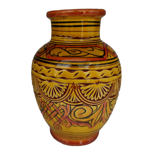 Vaso Berbero Etnico Marocchino Ceramica Terracotta Orientale H. 24 cm 2701221338