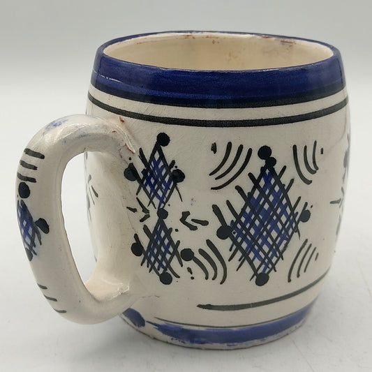 Arredamento Etnico Bicchiere Boccale Ceramica Terracotta Marocchino 0405211027