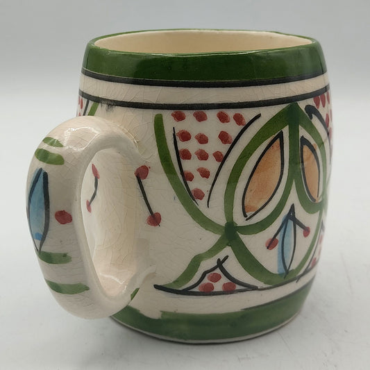 Arredamento Etnico Bicchiere Boccale Ceramica Terracotta Marocchino 0405211040