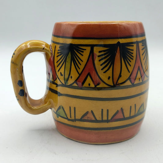 Arredamento Etnico Bicchiere Boccale Ceramica Terracotta Marocchino 0405211041