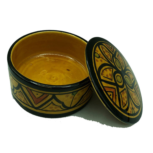 Etnisch meubilair Marokko Terracotta decoratieve sieradendoos 1904211027