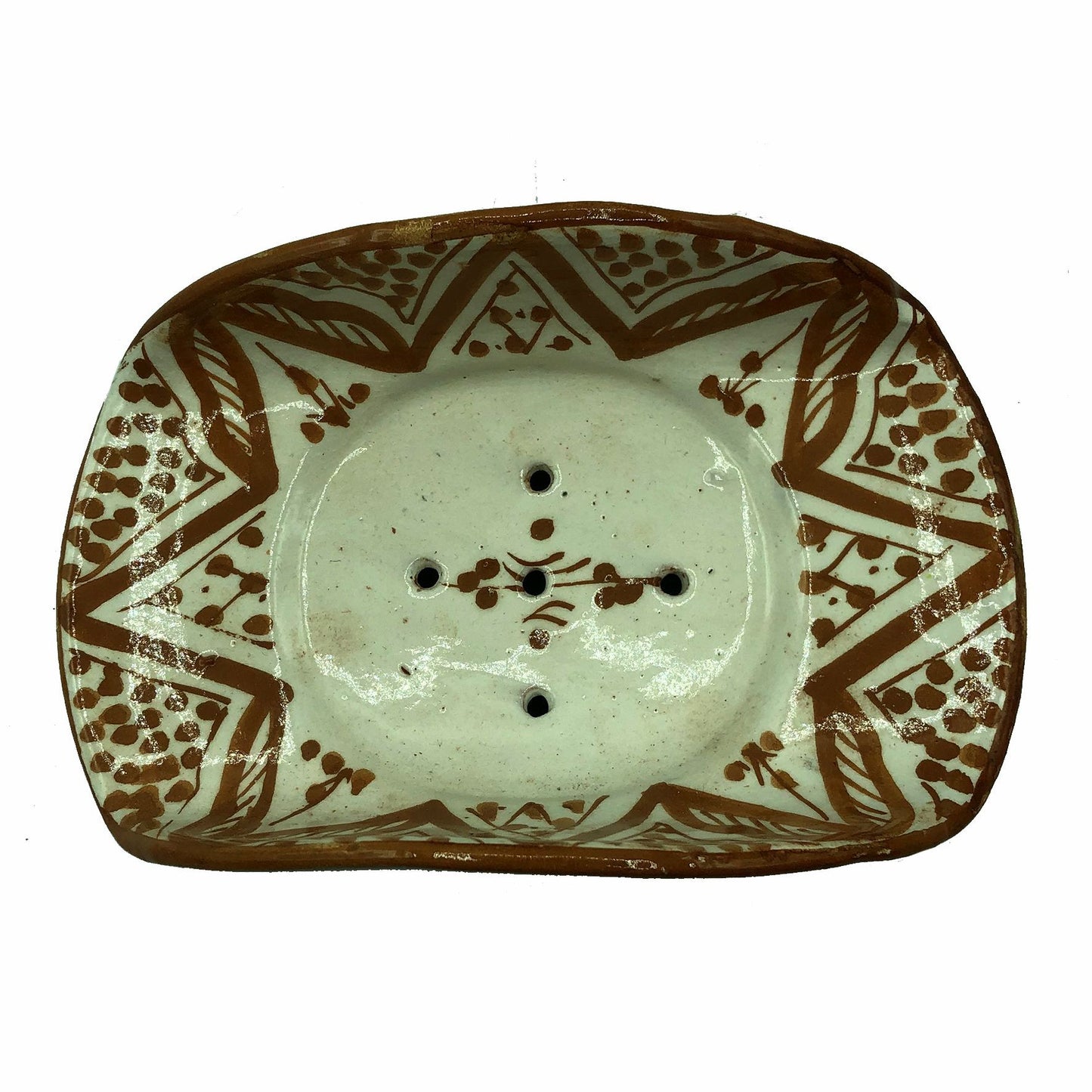 Arredamento Etnico Porta Sapone Ceramica Terre Cuite Artigiano Marocco 1904211007