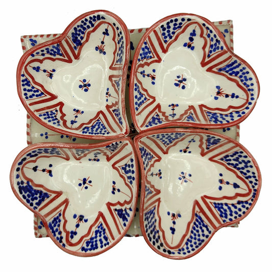 Arredamento Etnico Antipastiera Piatto Ceramica Terracotta Marocchina 1705211006