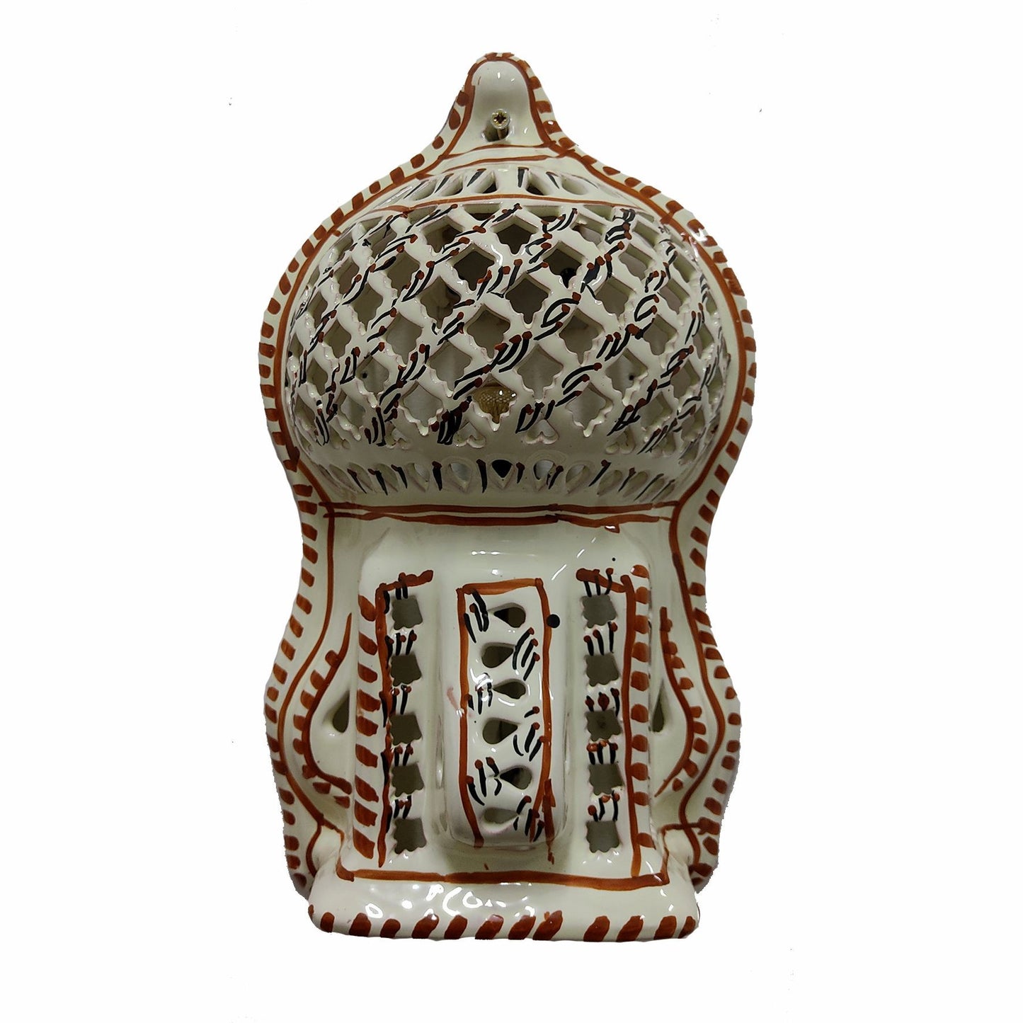 Arredo Etnico Applique Parete Lampada Terracotta Tunisina Marocchina 1401211102
