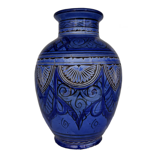 Vaso Berbero Etnico Marocchino Ceramica Terracotta Orientale H. 29 cm 2801221101