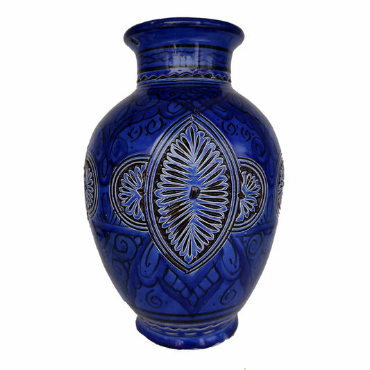 Vaso Berbero Etnico Marocchino Ceramica Terracotta Orientale H. 29 cm 2801221105