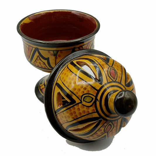 Parfumeur Kandelaar Keramiek Terracotta Etnisch Marokko Marokkaans 2705211205