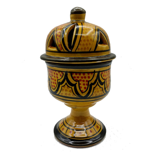 Parfumeur Kandelaar Keramiek Terracotta Etnisch Marokko Marokkaans 2705211208