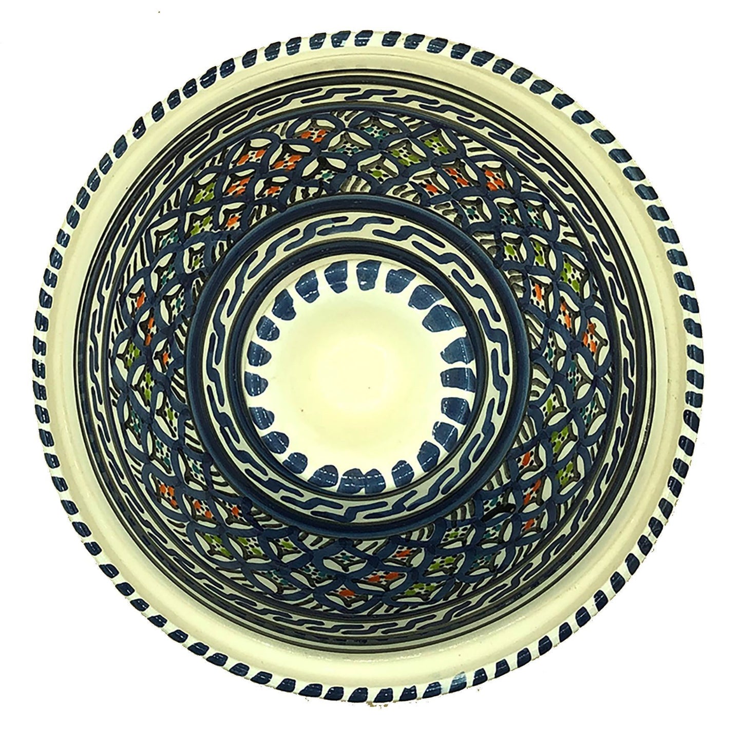 Tajine Decorativa Elite Ceramica Marocchina Tunisina Etnica Grande 0311201100