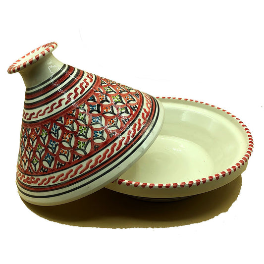 Tajine Decorativa Elite Ceramica Marocchina Tunisina Etnica Grande 0311201101