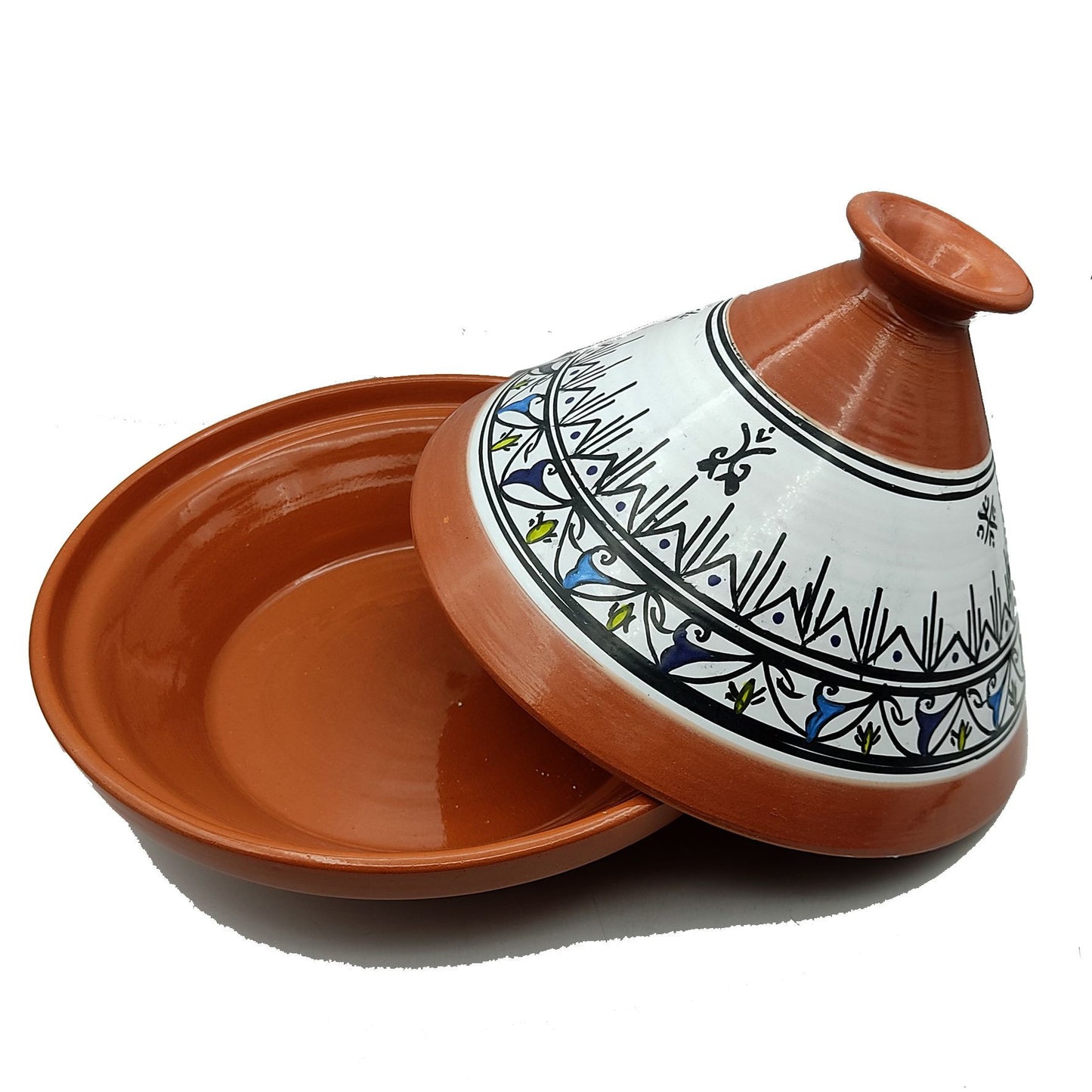 Tajine Terracotta Pot Etnisch Marokkaanse Tunesische Schaal XL 32cm 0907211204