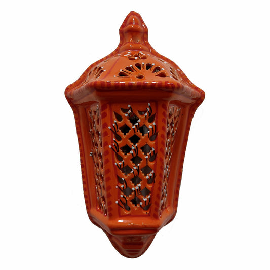 Arredo Etnico Applique Parete Lampada Terracotta Tunisina Marocchina 1401211115