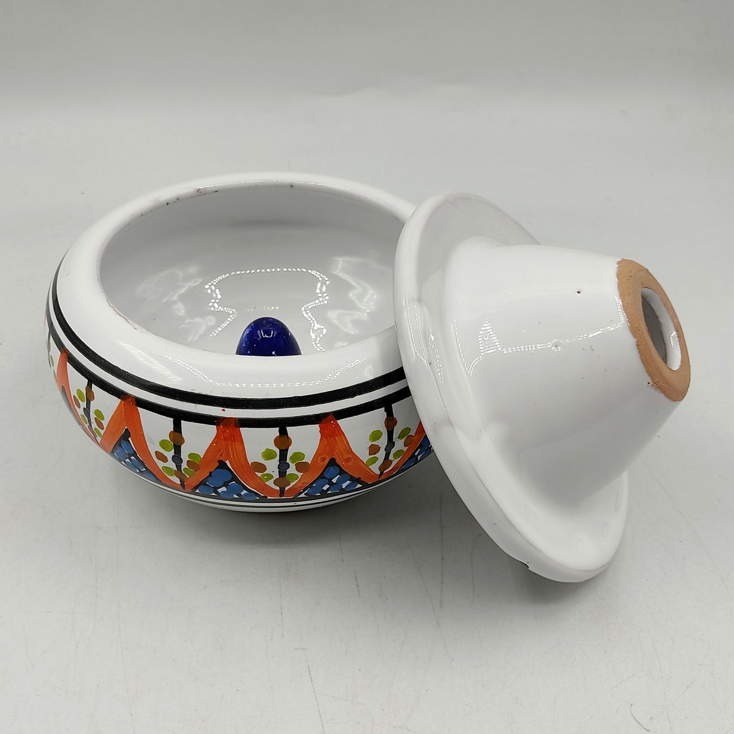 Etnico Arredo Posacenere Ceramica Antiodore Tunisina Marocchina 2007211103