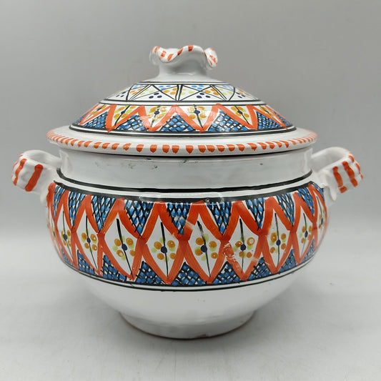 Pentola da Servizio Zuppiera Ceramica Etnica Tunisina Marocchina 1401211133