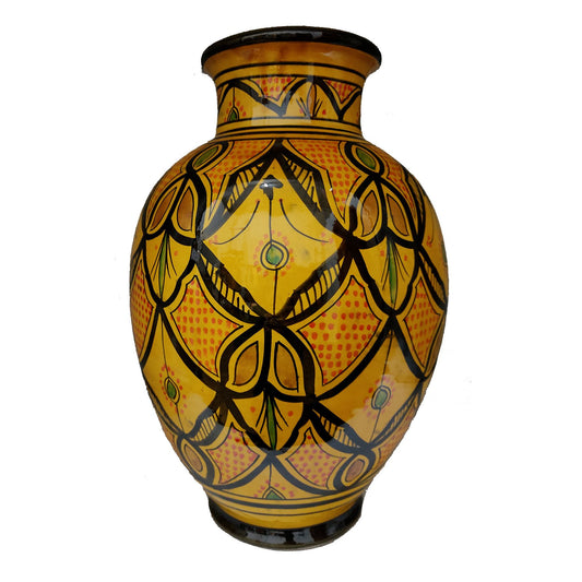 Vaso Berbero Etnico Marocchino Ceramica Terracotta Orientale H. 38 cm 3101221302
