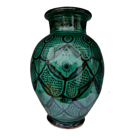 Vaso Berbero Etnico Marocchino Ceramica Terracotta Orientale H. 38 cm 3101221304
