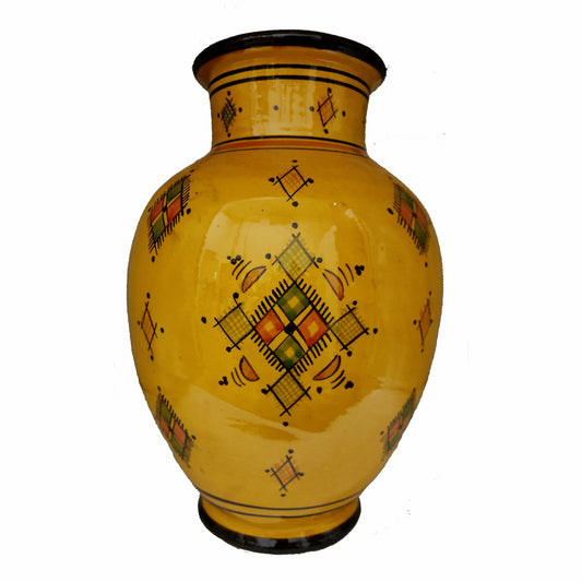 Vaso Berbero Etnico Marocchino Ceramica Terracotta Orientale H. 38 cm 3101221306