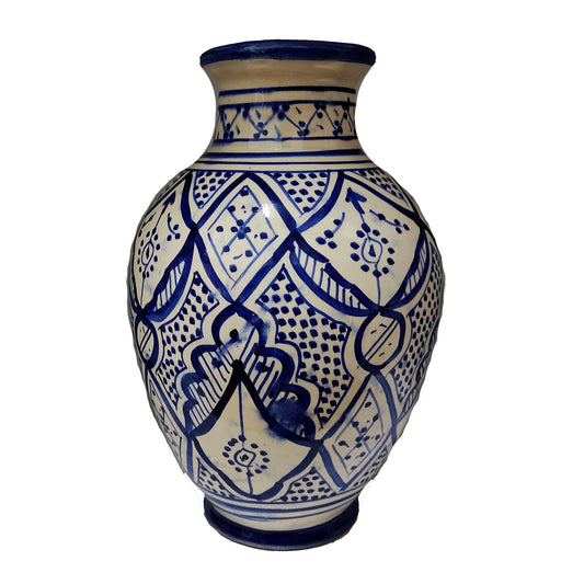 Vaso Berbero Etnico Marocchino Ceramica Terracotta Orientale H. 28 cm 3101221500