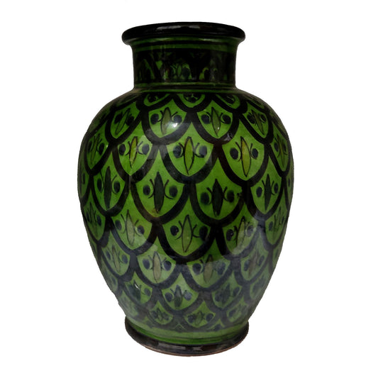 Vaso Berbero Etnico Marocchino Ceramica Terracotta Orientale H. 28 cm 3101221501