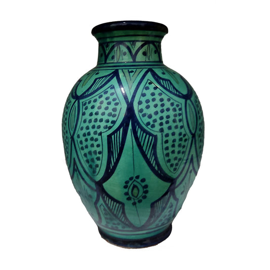 Vaso Berbero Etnico Marocchino Ceramica Terracotta Orientale H. 28 cm 3101221518