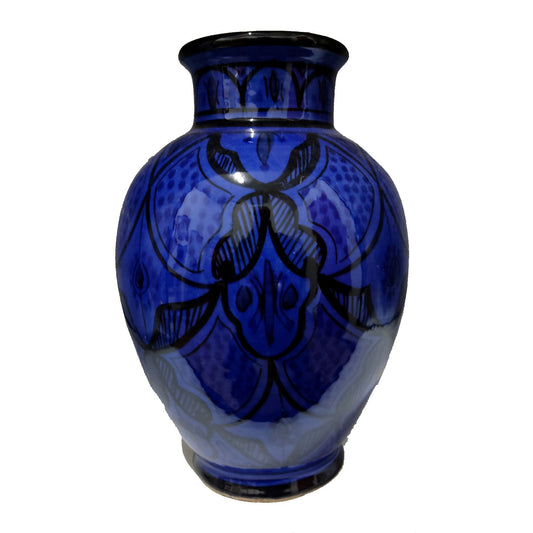 Vaso Berbero Etnico Marocchino Ceramica Terracotta Orientale H. 28 cm 3101221527