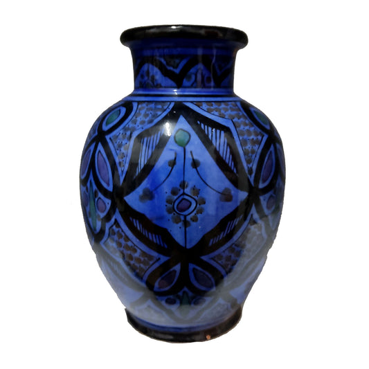 Vaso Berbero Etnico Marocchino Ceramica Terracotta Orientale H. 28 cm 3101221528